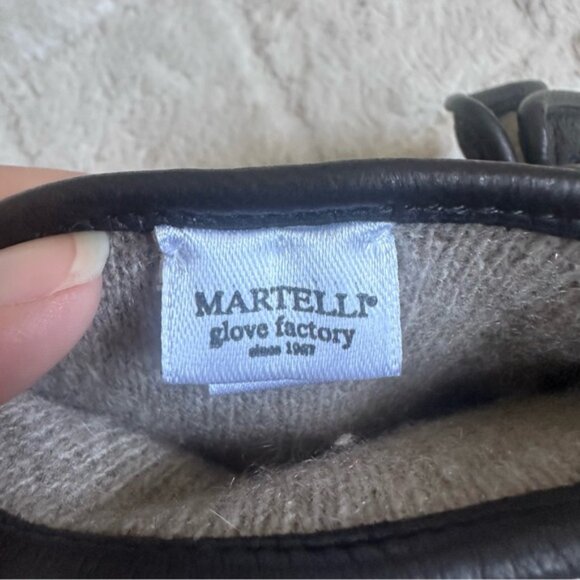 Martelli Glove Factory | Handcrafted Leather, Cashmere Lined Gloves | Size 8.5 - Picture 4 of 8